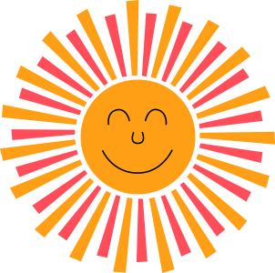 Smiling sun